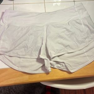 Lululemon white shorts